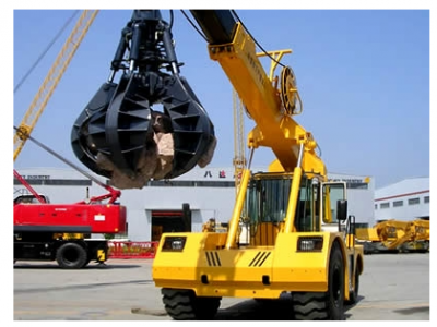 QLYS6DY Hydraulic wheel telescopic boom lifting grab crane